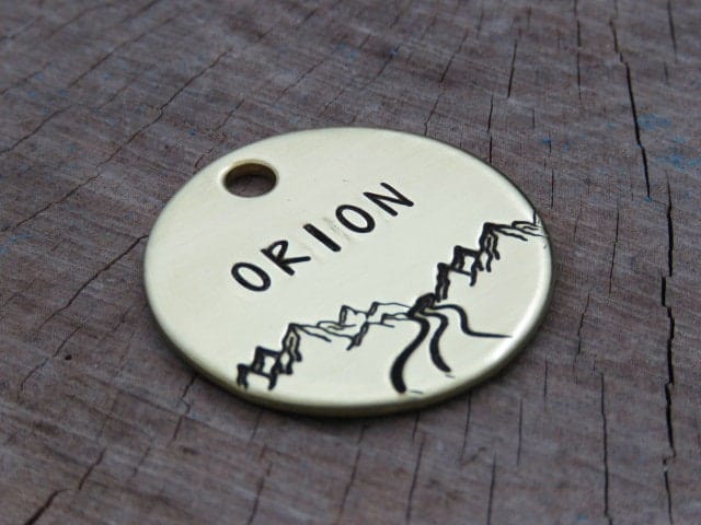 Native Wolf Pet Tags ORION