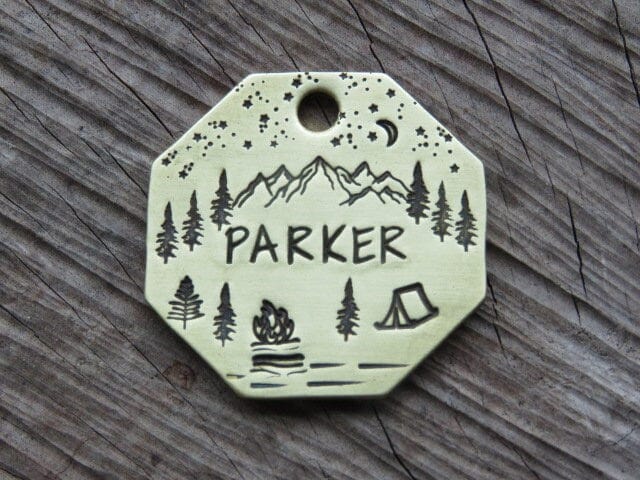 Native Wolf Pet Tags PARKER