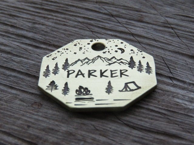 Native Wolf Pet Tags PARKER