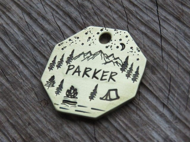 Native Wolf Pet Tags PARKER