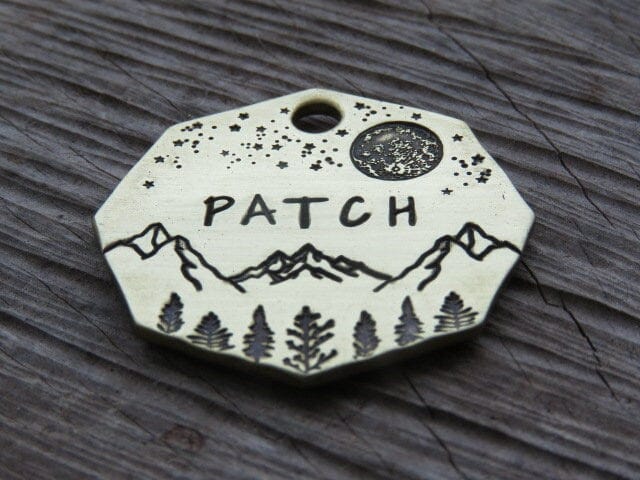 Native Wolf Pet Tags PATCH
