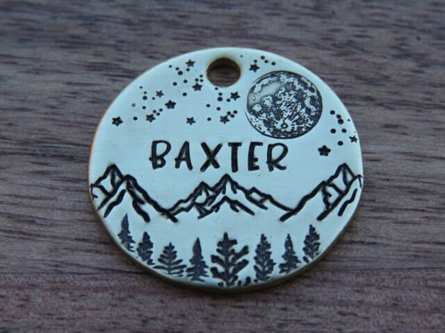 Native Wolf Pet Tags PATCH