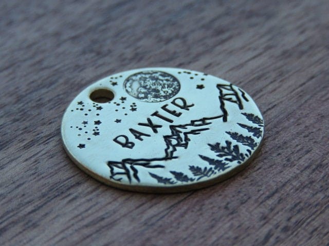 Native Wolf Pet Tags PATCH