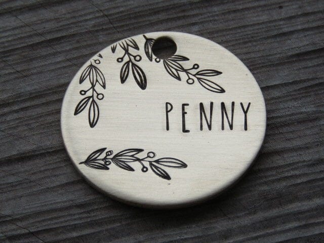 Native Wolf Pet Tags PENNY