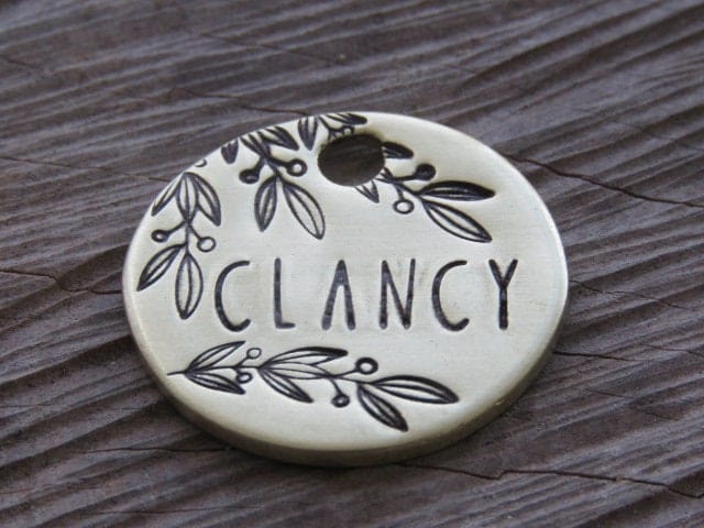 Native Wolf Pet Tags PENNY