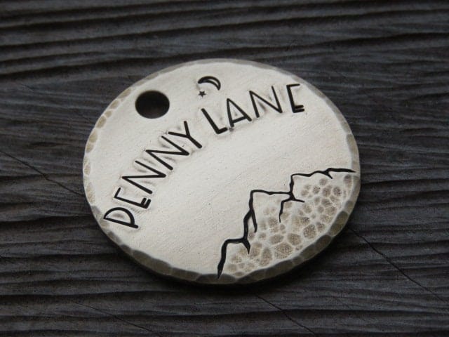 Native Wolf Pet Tags PENNY LANE