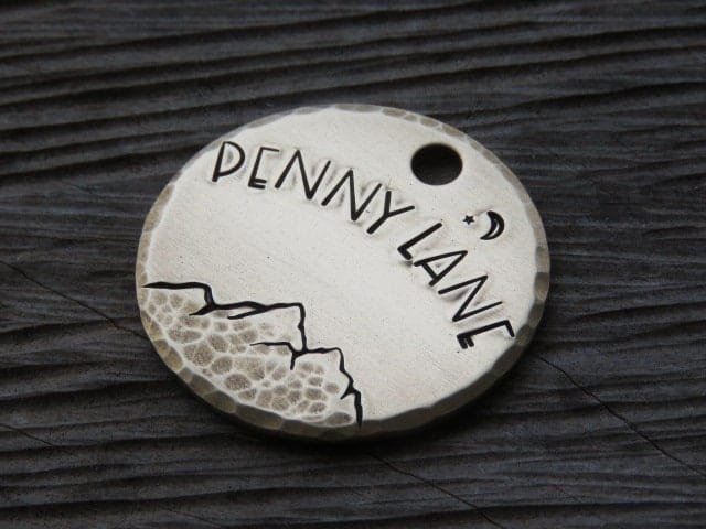 Native Wolf Pet Tags PENNY LANE