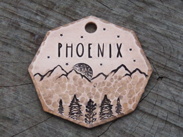 Native Wolf Pet Tags PHOENIX