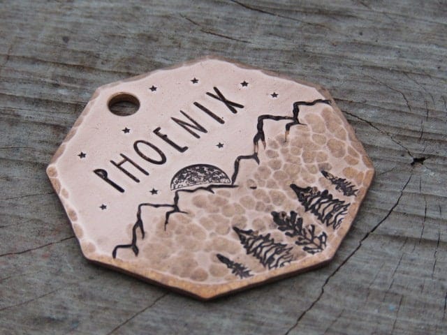 Native Wolf Pet Tags PHOENIX