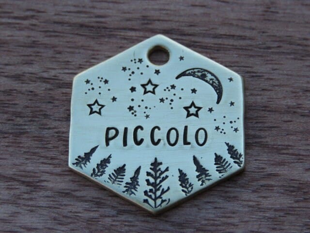Native Wolf Pet Tags PICCOLO