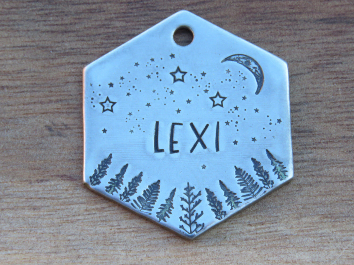 Native Wolf Pet Tags PICCOLO