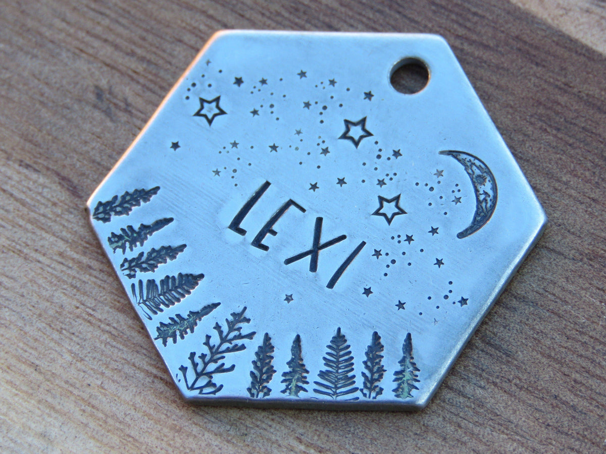 Native Wolf Pet Tags PICCOLO