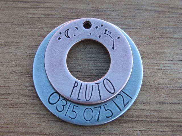 Native Wolf Pet Tags PLUTO (DOUBLE)