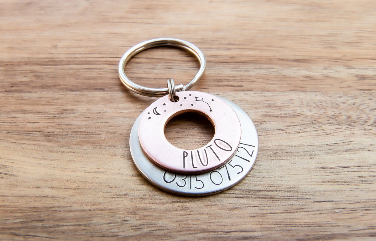 Native Wolf Pet Tags PLUTO (DOUBLE)