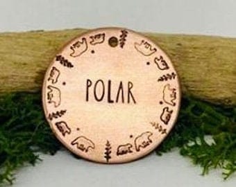 Native Wolf Pet Tags POLAR