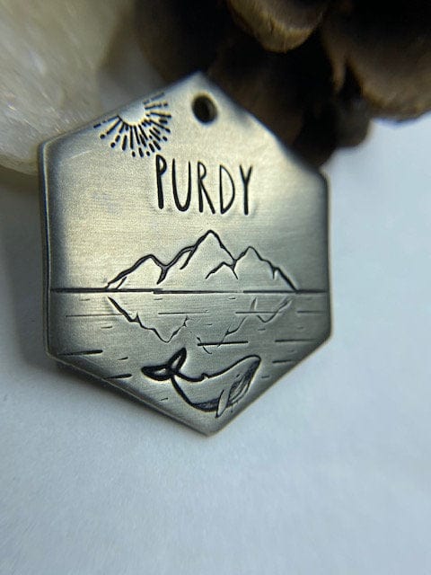 Native Wolf Pet Tags PURDY
