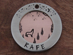 Native Wolf Pet Tags RAFE (DOUBLE)