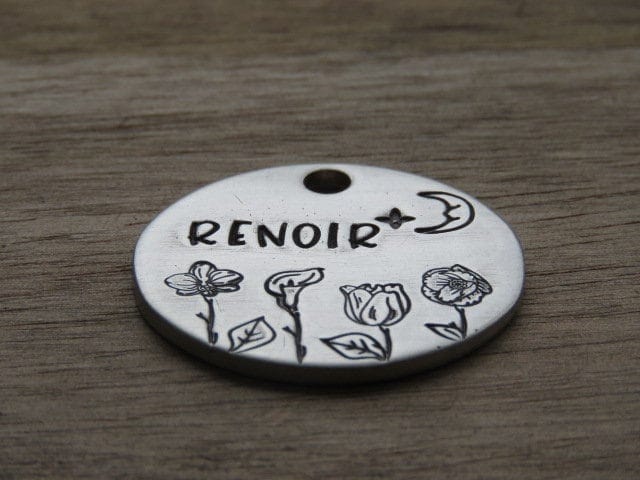 Native Wolf Pet Tags RENOIR