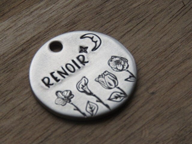 Native Wolf Pet Tags RENOIR