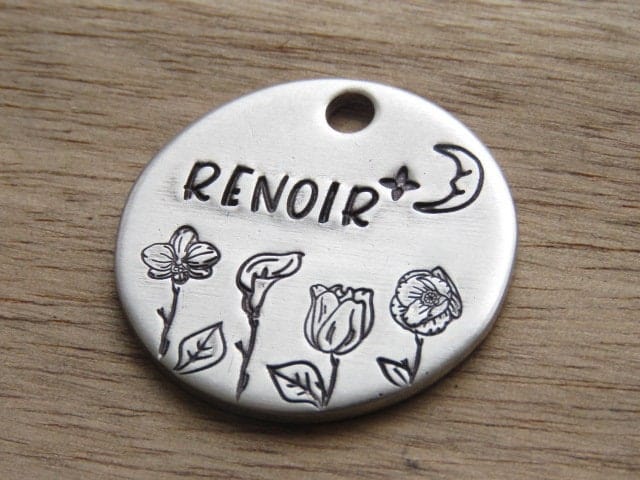 Native Wolf Pet Tags RENOIR