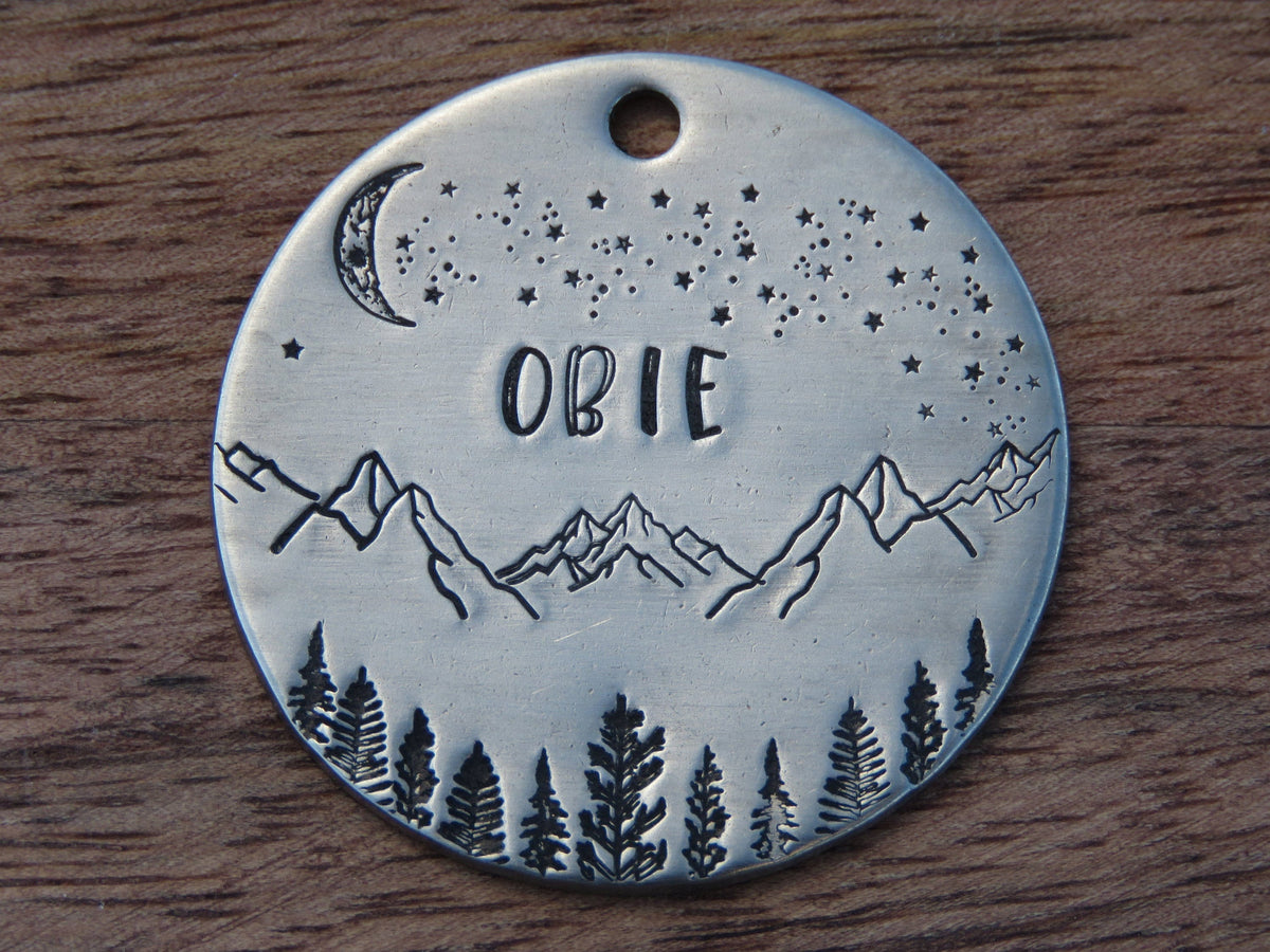 Native Wolf Pet Tags ROCKET