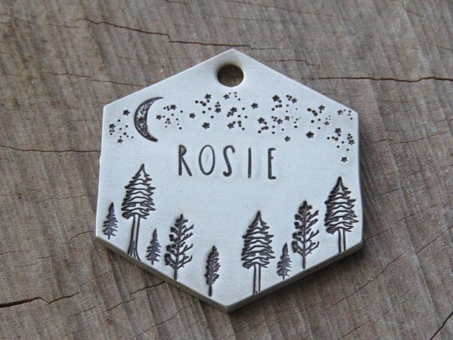 Native Wolf Pet Tags ROSIE