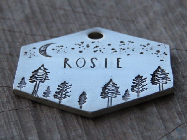 Native Wolf Pet Tags ROSIE