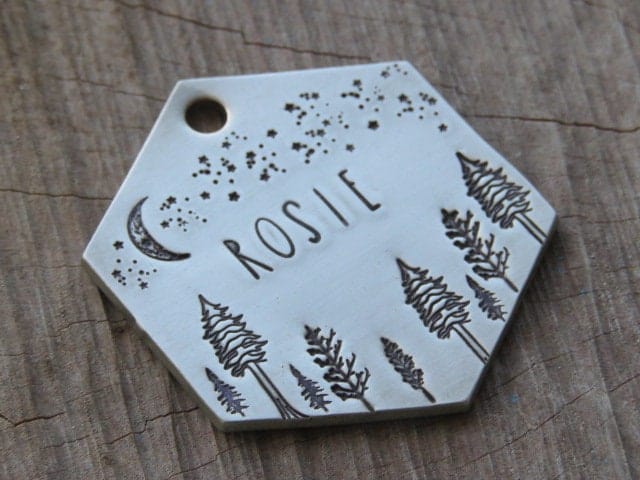 Native Wolf Pet Tags ROSIE