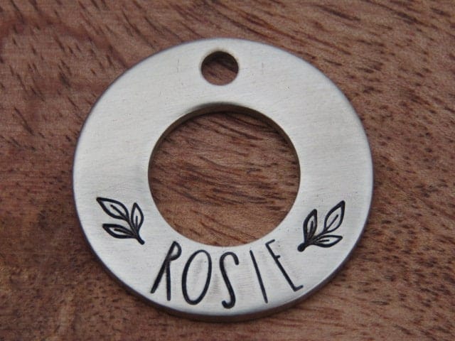 Native Wolf Pet Tags ROSIE