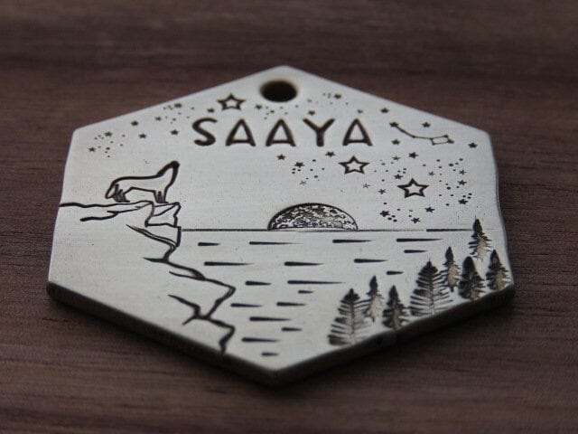Native Wolf Pet Tags SAAYA