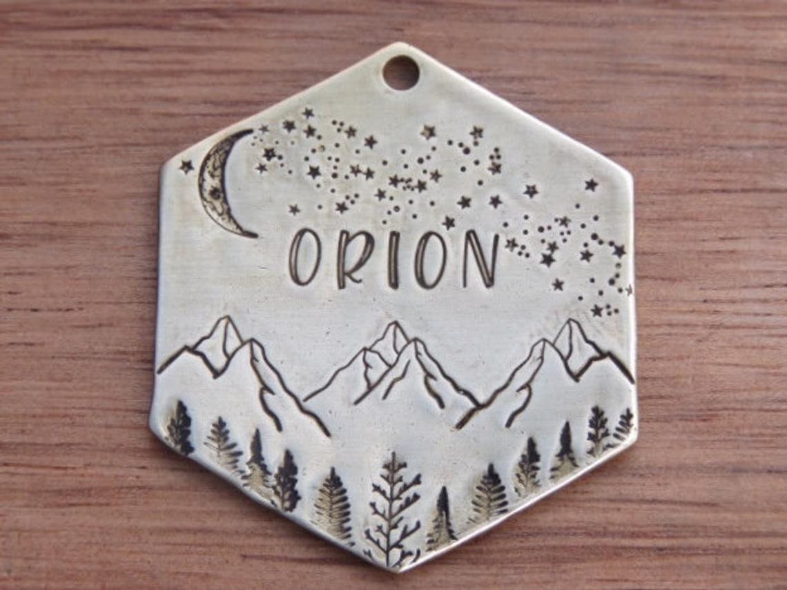 Native Wolf Pet Tags SAGE