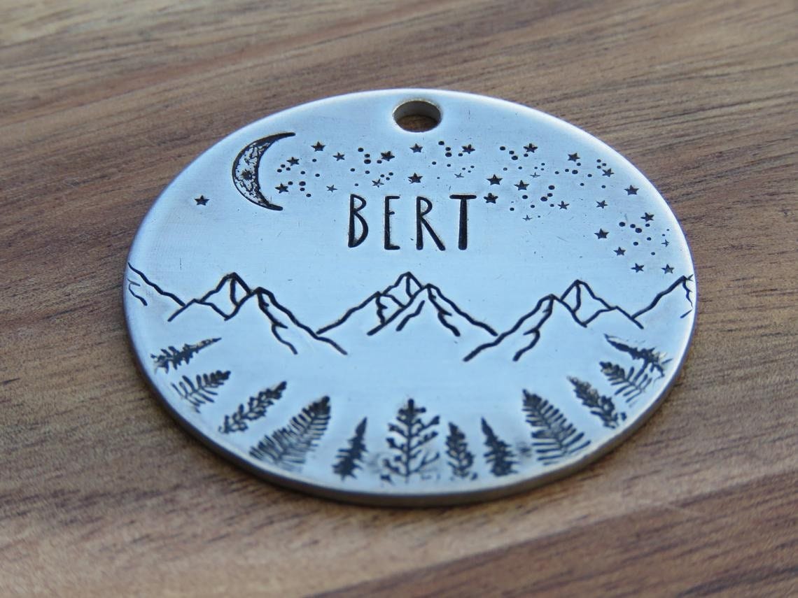 Native Wolf Pet Tags SAGE