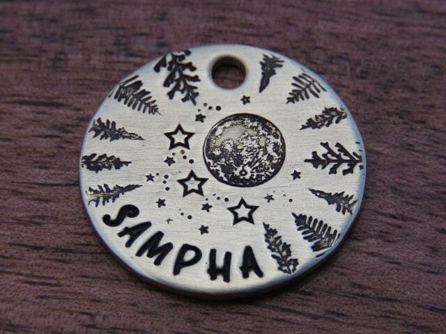 Native Wolf Pet Tags SAMPHA