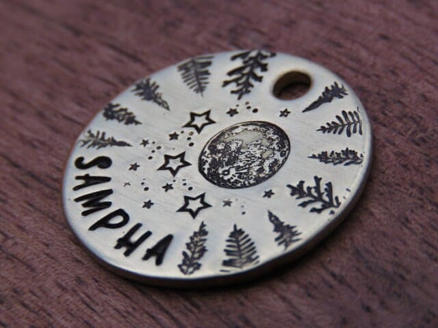 Native Wolf Pet Tags SAMPHA