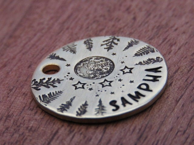 Native Wolf Pet Tags SAMPHA