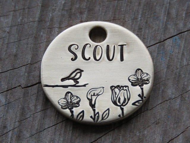 Native Wolf Pet Tags SCOUT
