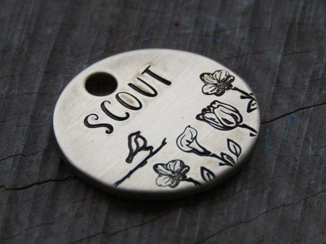 Native Wolf Pet Tags SCOUT