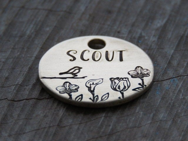 Native Wolf Pet Tags SCOUT