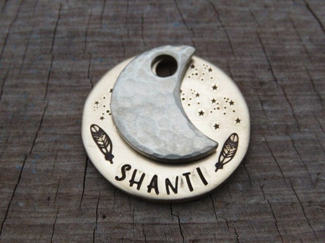 Native Wolf Pet Tags SHANTI (DOUBLE)