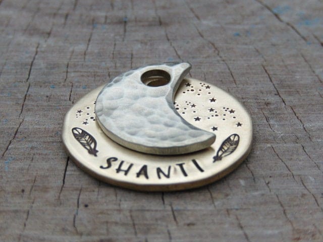 Native Wolf Pet Tags SHANTI (DOUBLE)