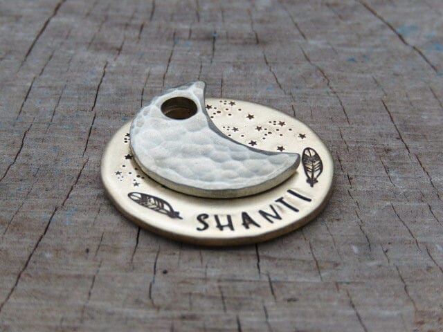 Native Wolf Pet Tags SHANTI (DOUBLE)