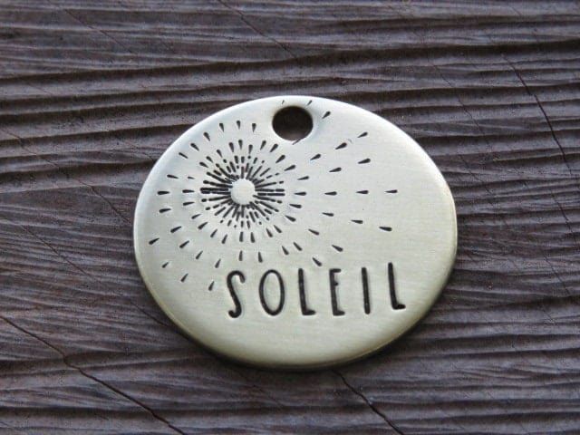 Native Wolf Pet Tags SOLEIL