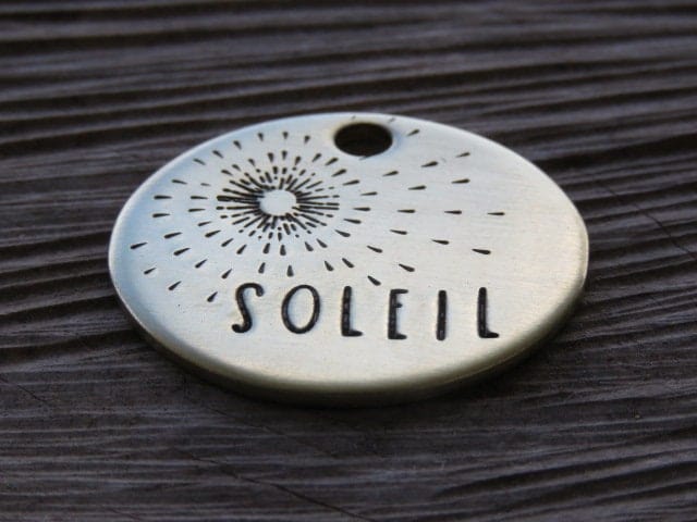 Native Wolf Pet Tags SOLEIL