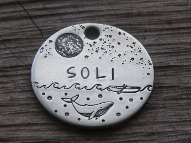 Native Wolf Pet Tags SOLI