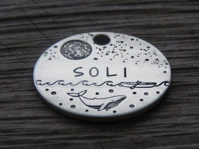 Native Wolf Pet Tags SOLI