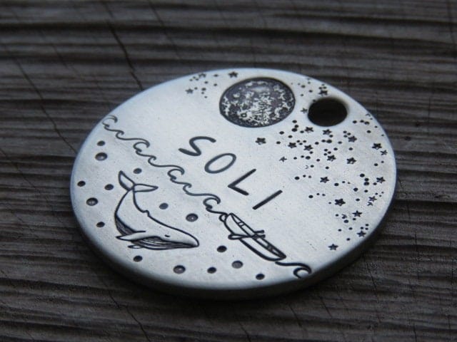 Native Wolf Pet Tags SOLI