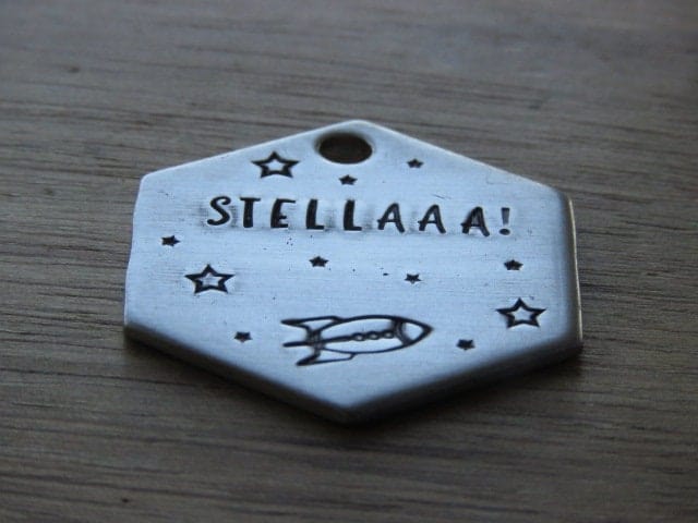 Native Wolf Pet Tags STELLAAA