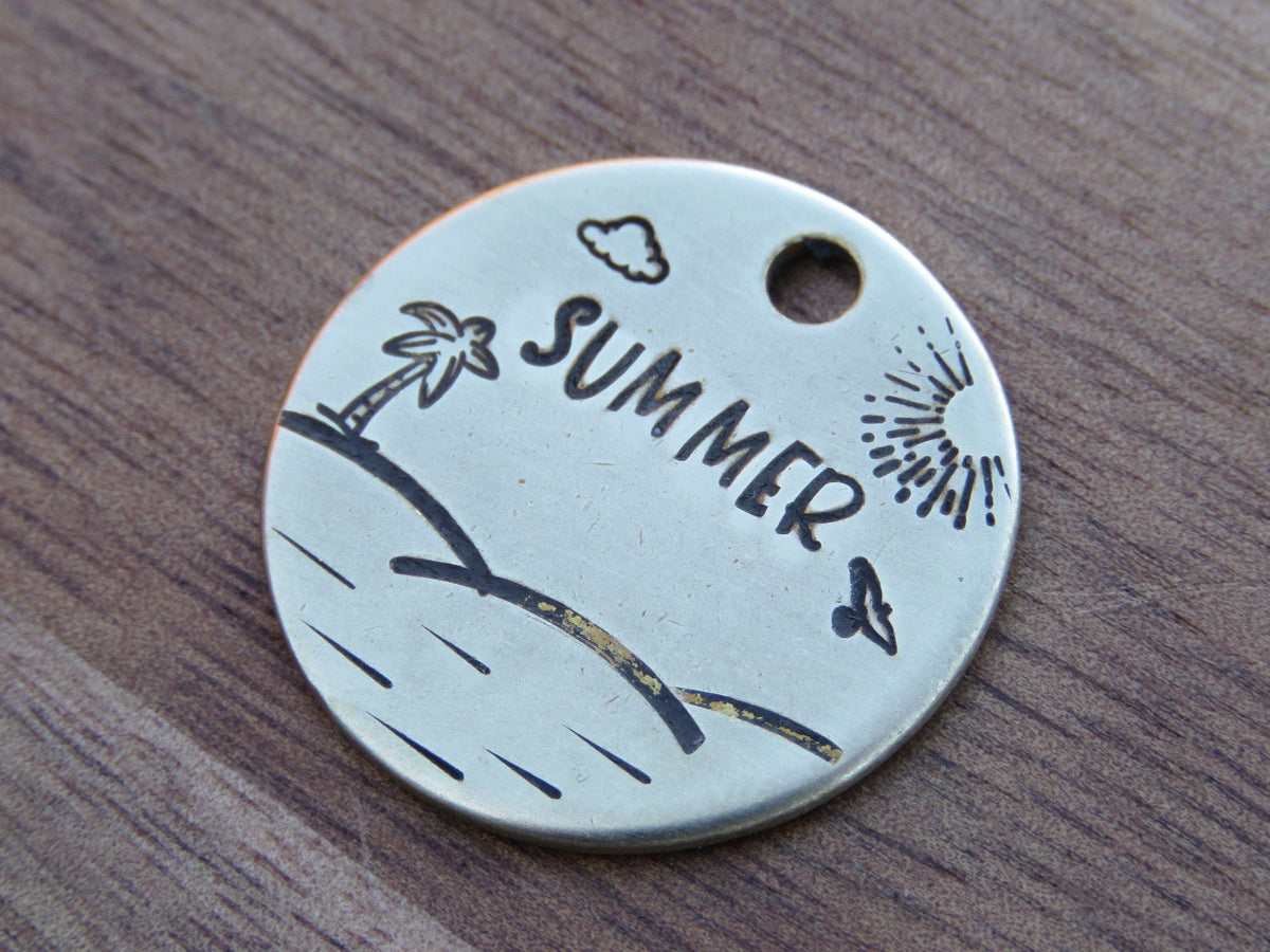 Native Wolf Pet Tags SUMMER