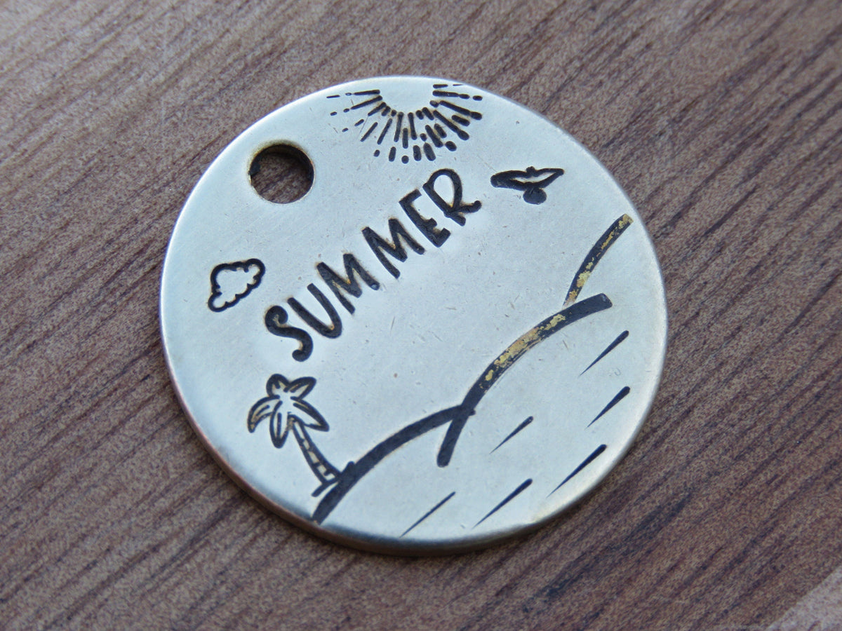 Native Wolf Pet Tags SUMMER