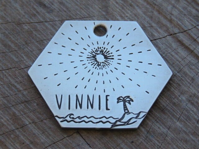 Native Wolf Pet Tags VINNIE
